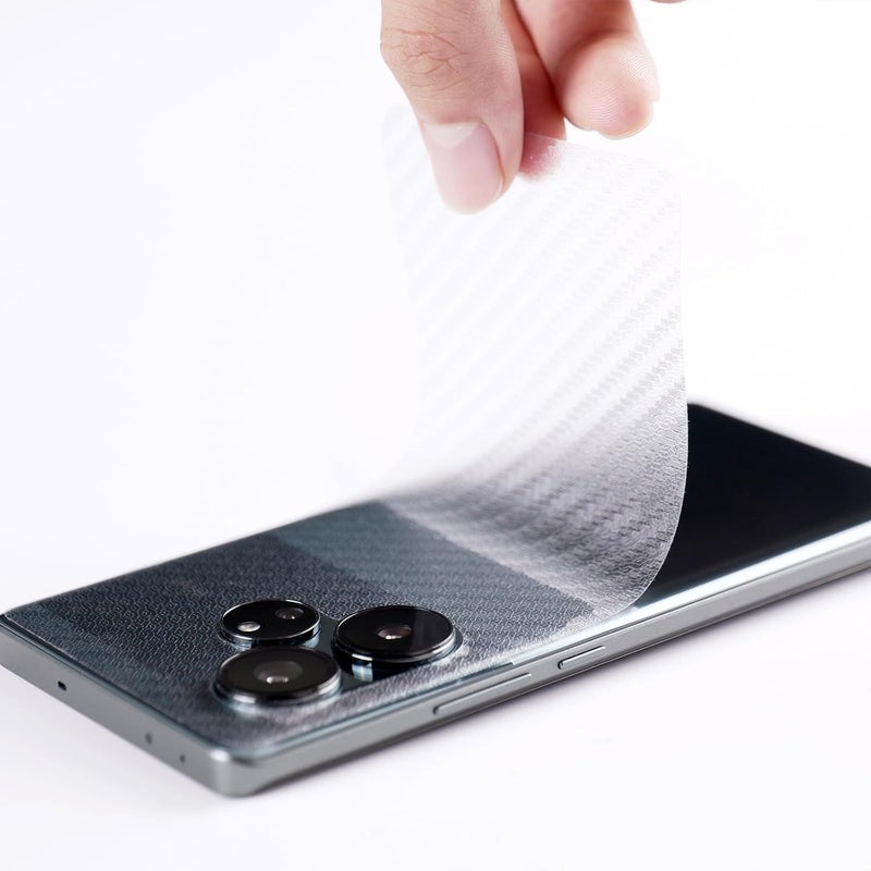 ايبيويند واقي شاشة من إيبايند عدد 2 قطعة لجهاز ريلمي جي تي 6 5G/جي تي 6 تي 5G مقاس 6.78 بوصة، فيلم TPU مرن، مع واقي عدسة كاميرا قطعة واحدة، فيلم خلفي قطعة واحدة [سهل التركيب] - Image 5