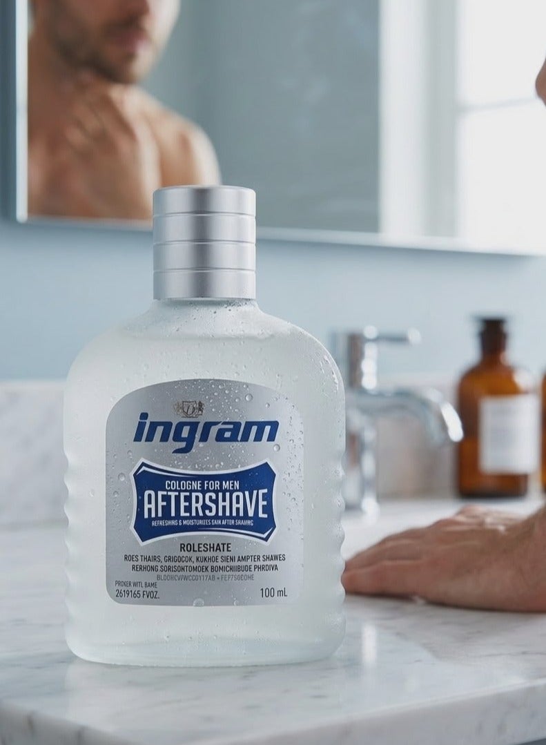 إنجرام إنغرام سيلفر لوشن ما بعد الحلاقة - 100 مل - Image 3