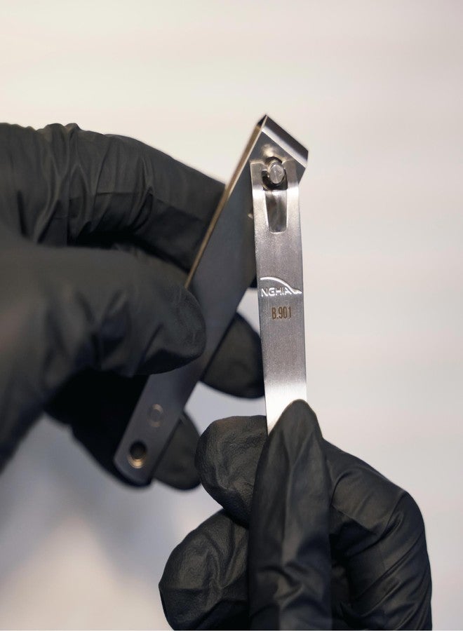 NGHIA Straight Blade Nail Clipper - B-901 (Stainless Steel) | Large Jaw | Flat Jaw Design | NGHIA - Image 4