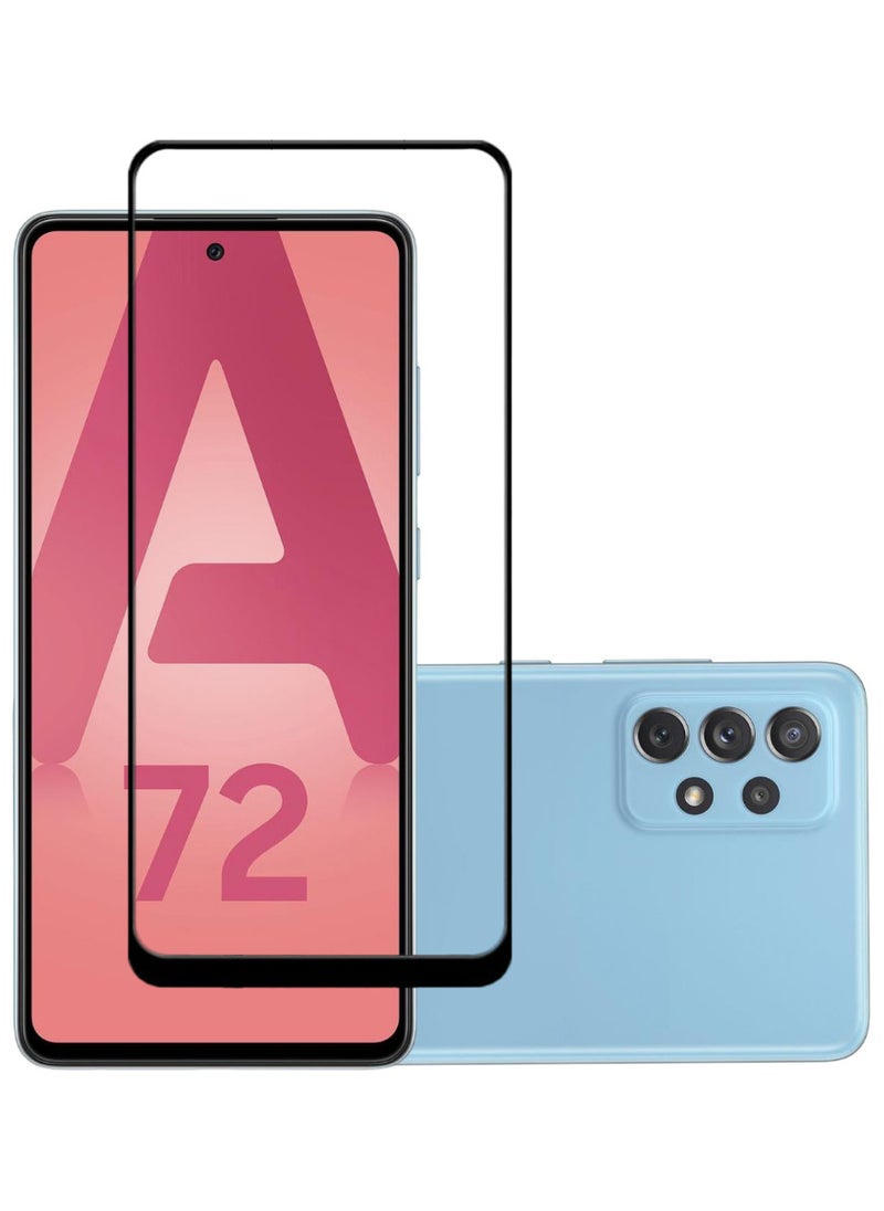 ACLIX Antistatic ESD Dustproof Premium Quality High Definition Tempered Glass Screen Protector Designed For Samsung Galaxy A72 - Image 1