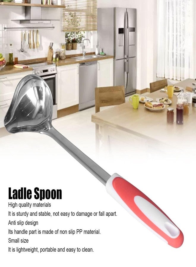 Beufee Stainless Steel Canning Ladle, Long Handled Ladle, Silver, 12.2 x 3.43 Inches, 1 Piece - Image 4