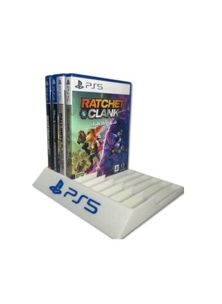 CD Disks Organizer Card Holder PS5 Game Stand PT2 Game Card Box for Play Station Game CD Case Storage Stand Holder Bracket (Holds 10 Discs) - pzsku/ZD0142ECF2EA9B0C36466Z/45/_/1718984520/45a07698-001b-4a67-bed6-cbc3b646af3b