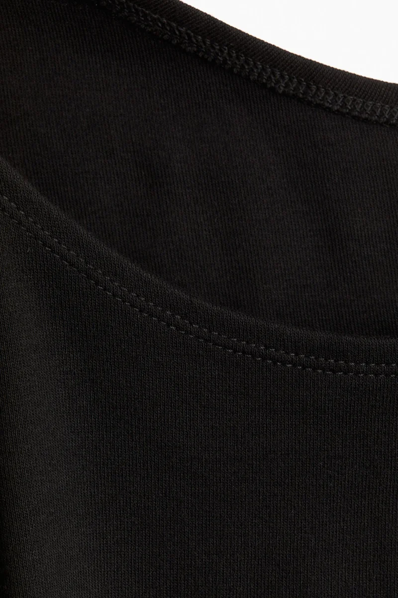 اتش اند ام Boat-Neck Cotton Top