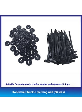 30 Black Cable Ties