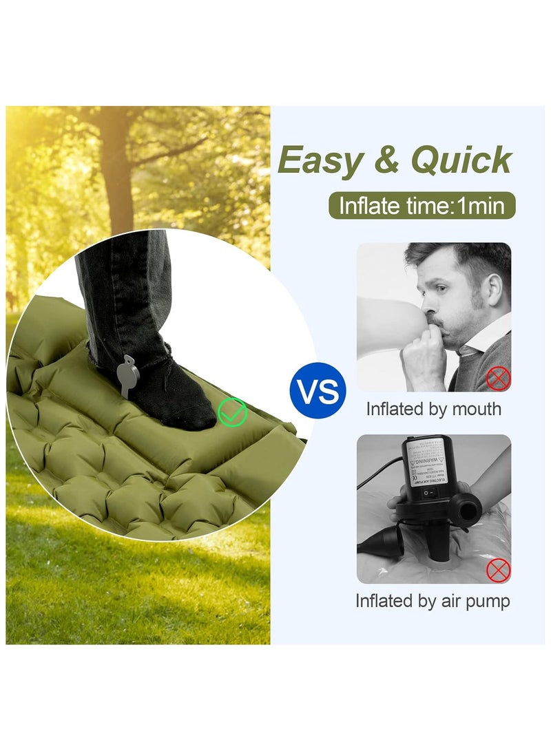 Anna 190*120*5cm Outdoor Portable Double Inflatable Camping Sleeping Pad - Moisture-Proof Travel Mattress for Car Use - Image 4