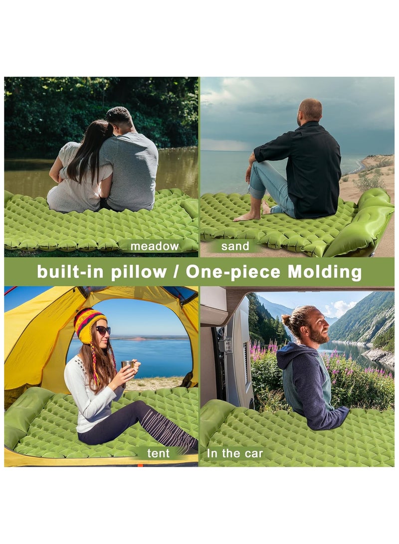 Anna 190*120*5cm Outdoor Portable Double Inflatable Camping Sleeping Pad - Moisture-Proof Travel Mattress for Car Use - Image 5
