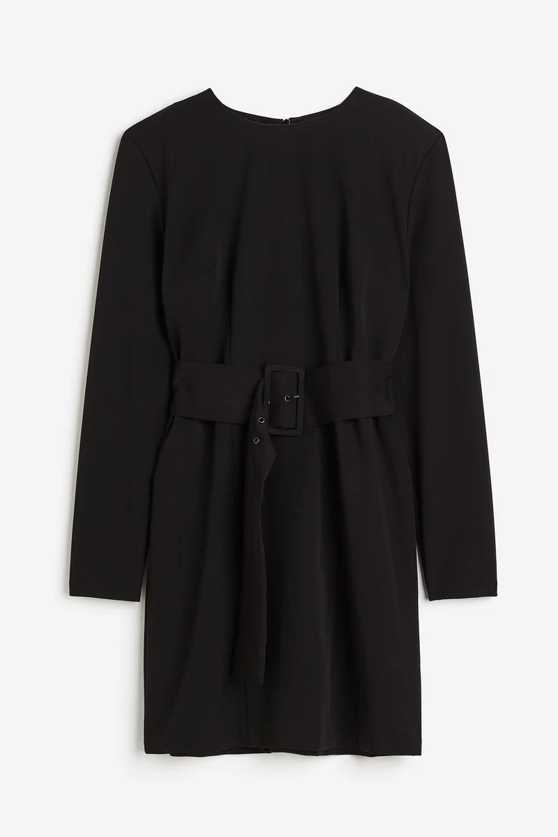 اتش اند ام فستان ببطانة كتف