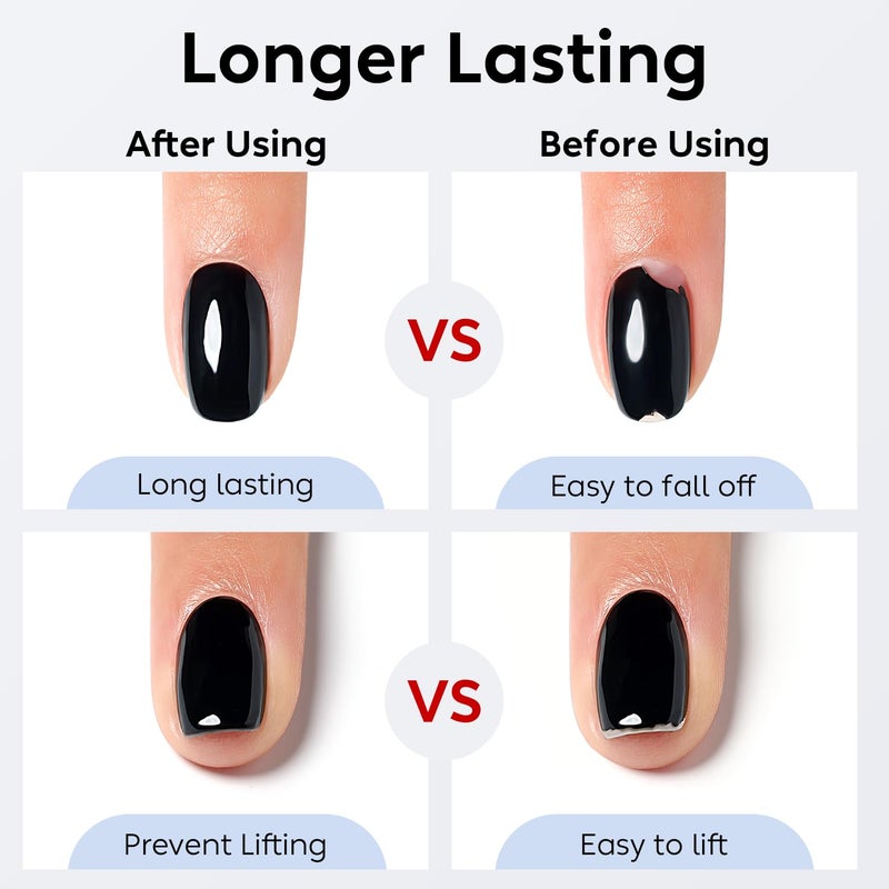 Nicedeco Hema Free Nail Primer Cruelty Free Vegan Nail Bonder, Fast Air Dry, No Lift Prep for Gel and Acrylic Powder, Foundation for Long-lasting Nail Polish - Image 3