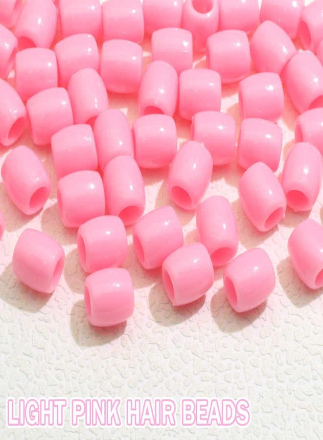 VENOFEN 50PCS Pink Hair Beads Loc Dreadlock Accesories Braid Jewelry Cute Acrylic Pony Beads Hair Decoration for Braids - Image 2