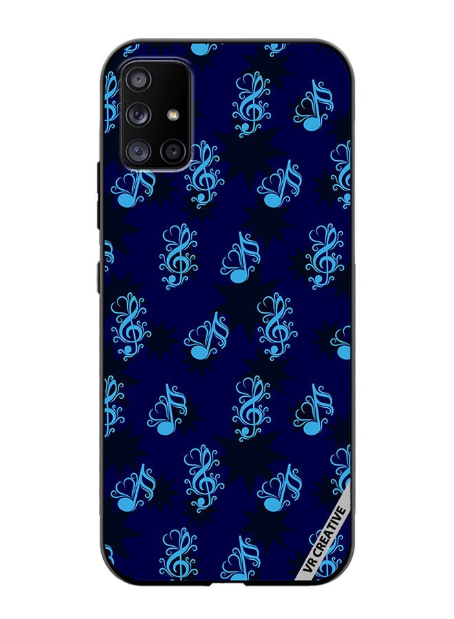 VR CREATIVE Protective Case Cover For Samsung Galaxy A51 5G Music Pattern Design Multicolour - Image 1