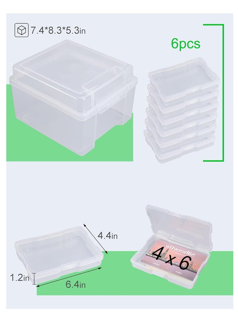 SYOSI Versatile Clear Photo Storage Box - Ideal for 4x6 Pictures, Crafts, Seeds, and Special Education Materials - Image 3