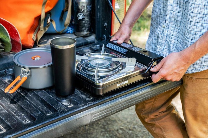 Iwatani Cassette Feu Butane VA-30 Camp Stove, one, BLACK - Image 2