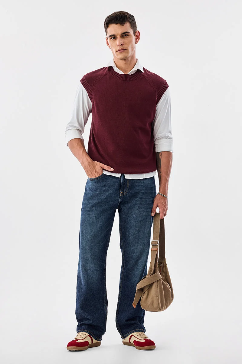 سنيتش Sleeveless Melange Core Lab Sweater