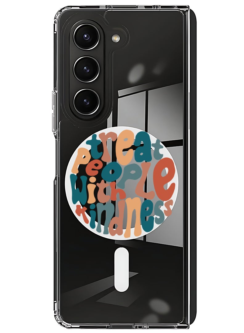 Theodor Magnetic Case for Samsung Galaxy Z Fold 6 Compatible with MagSafe Wireless Charging, Shockproof Phone Bumper Cover TPWK-01 - Image 1