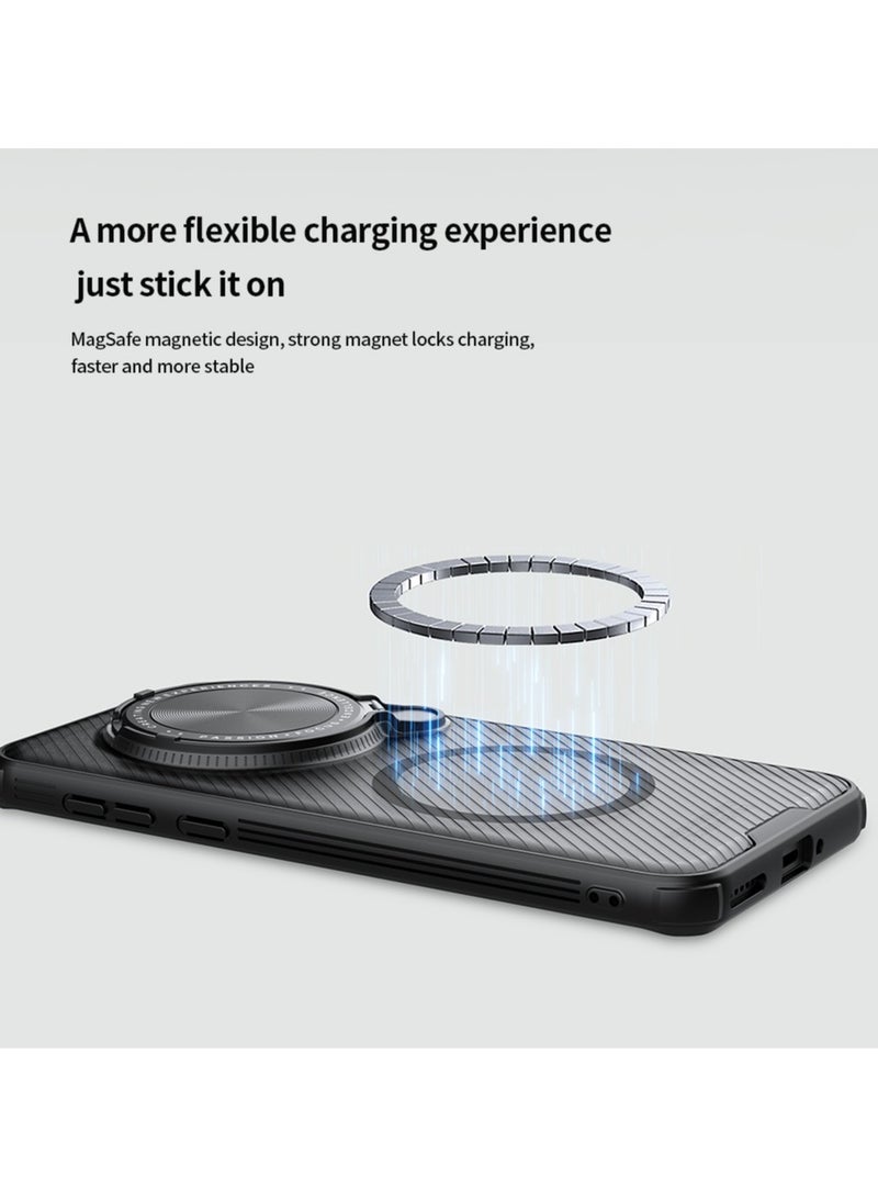 Nillkin Camshield Prop Magnetic Clear version Camera protective cover case Compatible with Honor Magic 7 Pro (Transparent Black) - Image 3