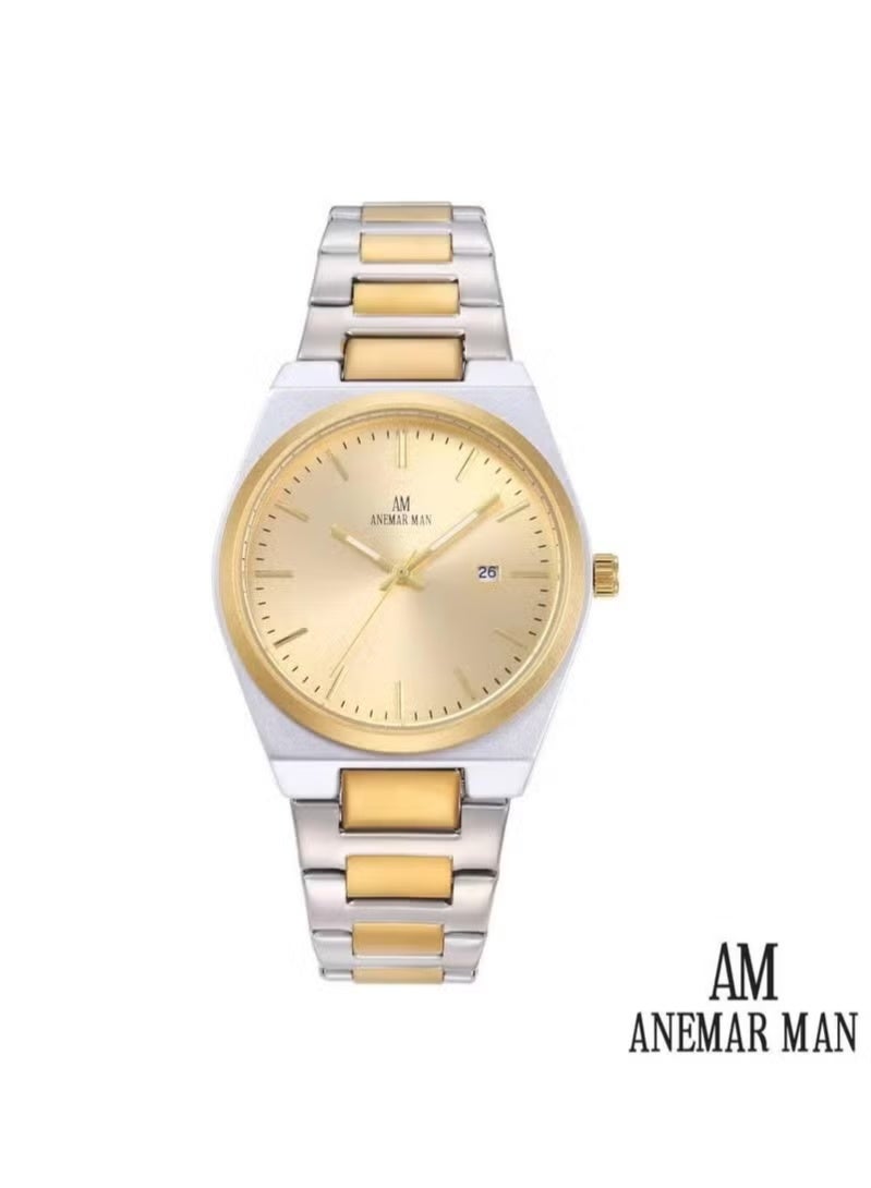 Anemar Man Men's Watch, Stainless Steel Strap and Lock