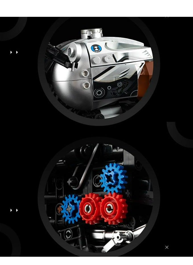 Motorcycle Building Blocks Gift  - Image 5