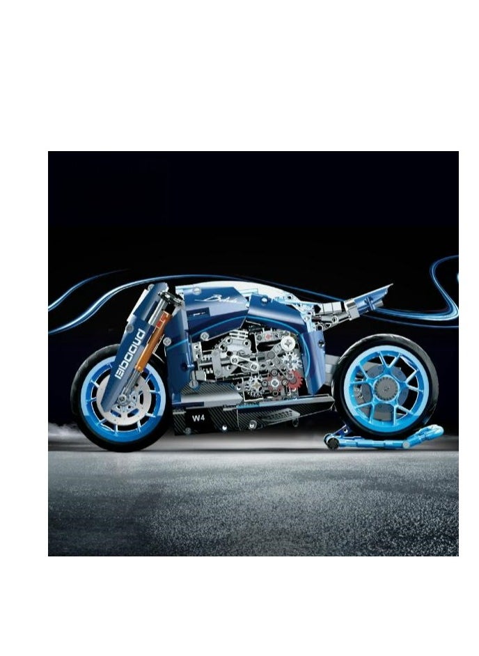Motorcycle Building Blocks Gift  - Image 2