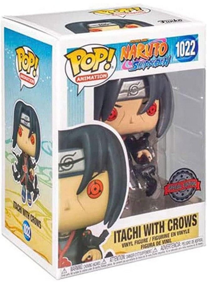 POP - Funko Pop! Animation: Naruto Shippuden Itachi With Crows (Exclusive) Pop Vinyl - Image 1