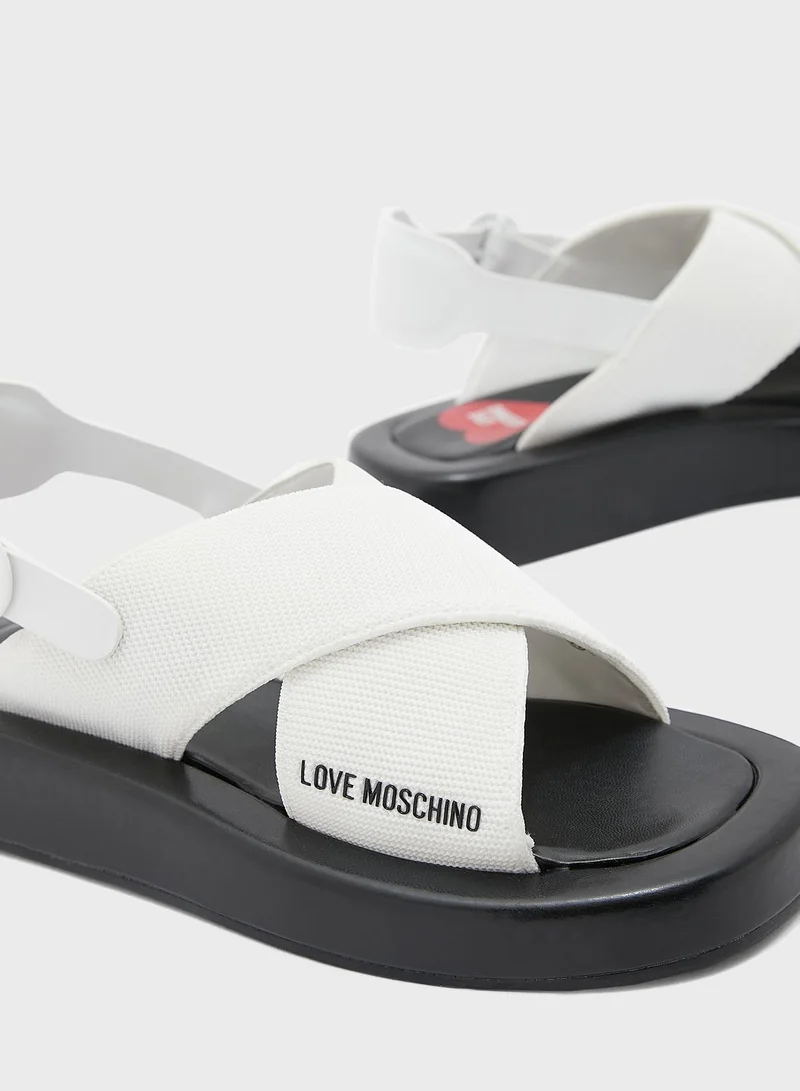 Love Moschino Ankle Strap Sandals