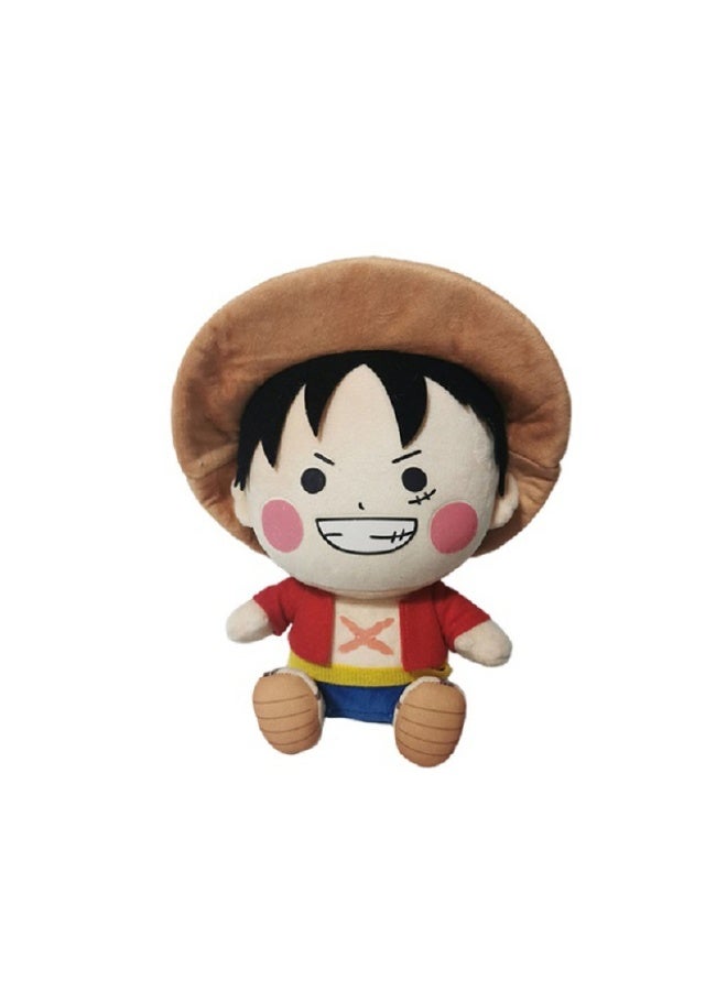general One Piece character doll Q version Luffy cute plush toy The best gift for family and friends