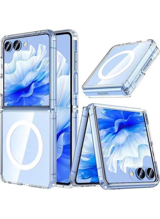 Magnetic Case for Samsung Galaxy Z Flip 7 2025 Magsafe Cover, Shockproof Protection, Anti-Yellow & Anti-Scratch - Image 1