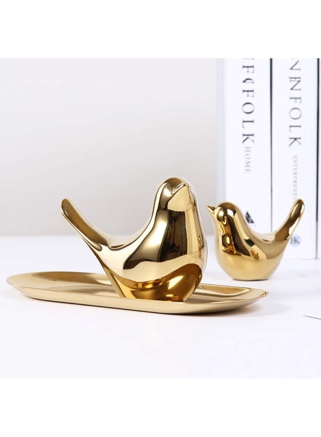amazing.EGP Creative Bird Ceramic Decoration Home Decor Painting Room Office Decoration Statue Sculpture Gift (Small, 1) - Image 5