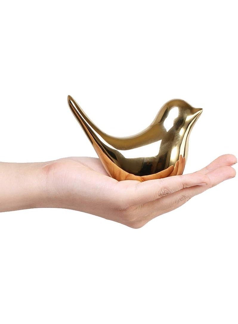 amazing.EGP Creative Bird Ceramic Decoration Home Decor Painting Room Office Decoration Statue Sculpture Gift (Small, 1) - Image 1