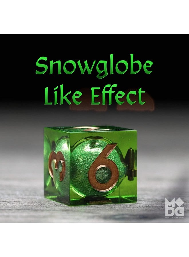 Metallic Dice Games Dice Games Aegis Of Hope Elixir Liquid Core Dnd Dice Set Role Playing Game Dice For Dungeons And Dragons - Image 5
