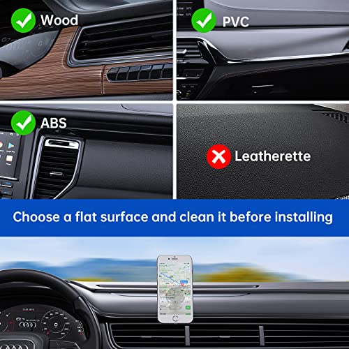 Syncwire Magnetic Car Phone Holder for Dashboard, Cell Phone Car Kits, 360° Adjustable Magnet Cell Phone Mount Compatible with iPhone, Samsung, LG, GPS, Mini Tablet and More - Image 4