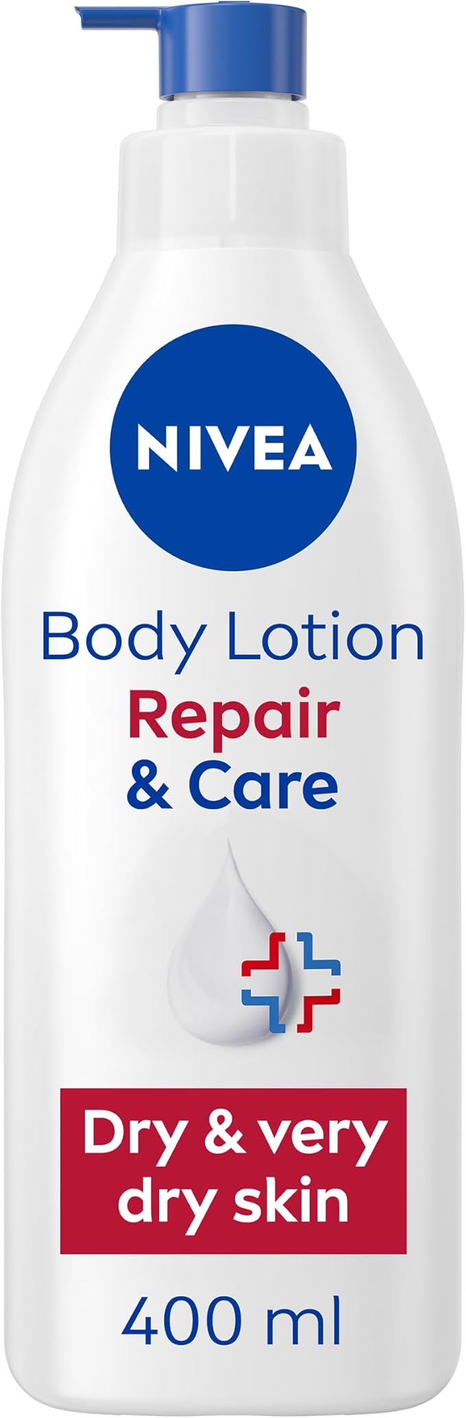 Nivea نيفيا كريم ترميم الجسم 400 مل لوشن مرطب 72 ساعة مع تركيبة تقوية حاجز البشرة كريم مرطب للجسم للبشرة الجافة مع النياسيناميد والجلسرين - Image 1