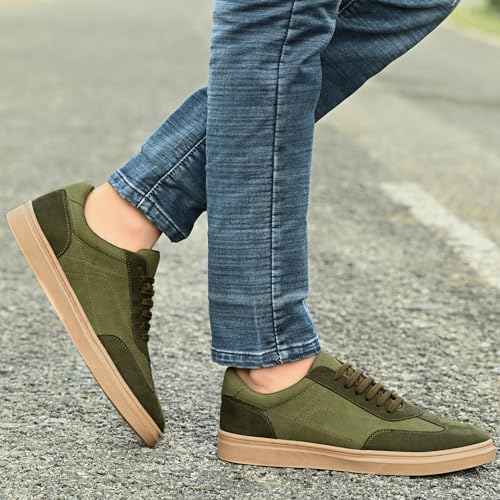 Cruiser Sneaker for Men | Lightweight & Comfortable | Stylish Lace-Up Casual Footwear with Cushioned Insole | Perfect for Versatile Outfits (2533) - Image 3
