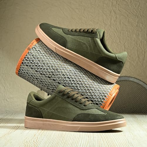 Cruiser Sneaker for Men | Lightweight & Comfortable | Stylish Lace-Up Casual Footwear with Cushioned Insole | Perfect for Versatile Outfits (2533) - Image 4