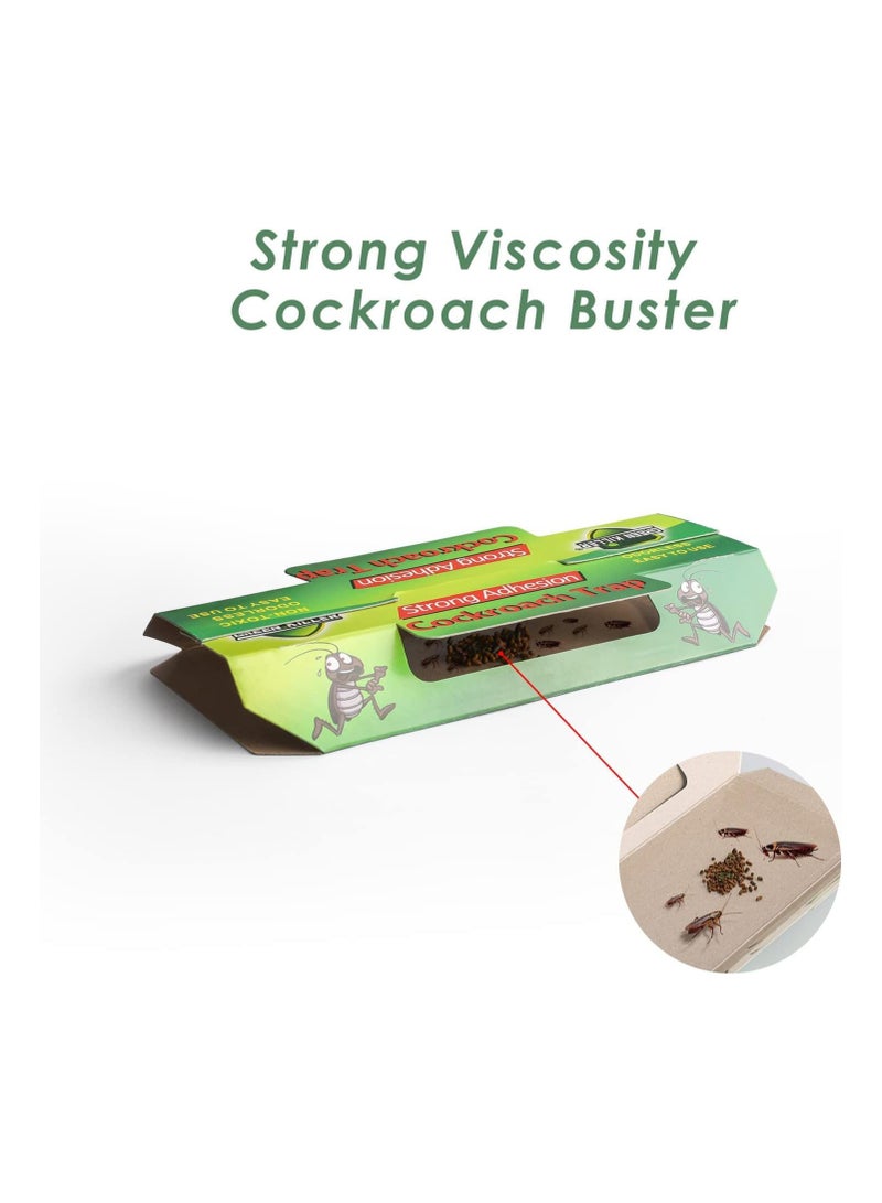 ماركة غير محددة 20Pcs CockRoach Trap Killer, Roach Killer Indoor Home, Roach Motel, Indoor Pet Friendly Roach Killer for Roach, Ants, Spiders, Bugs, Beetles (20)  - Image 3