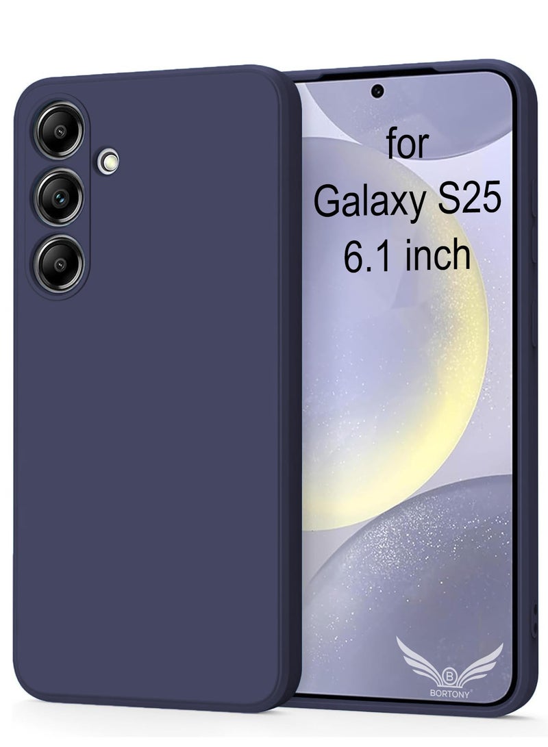 BORTONY Samsung Galaxy S25 Case Liquid Silicone Gel Rubber Anti Scratch Galaxy S25 Cover Protective Case for Samsung Galaxy S25 6.1 Inch - Image 1