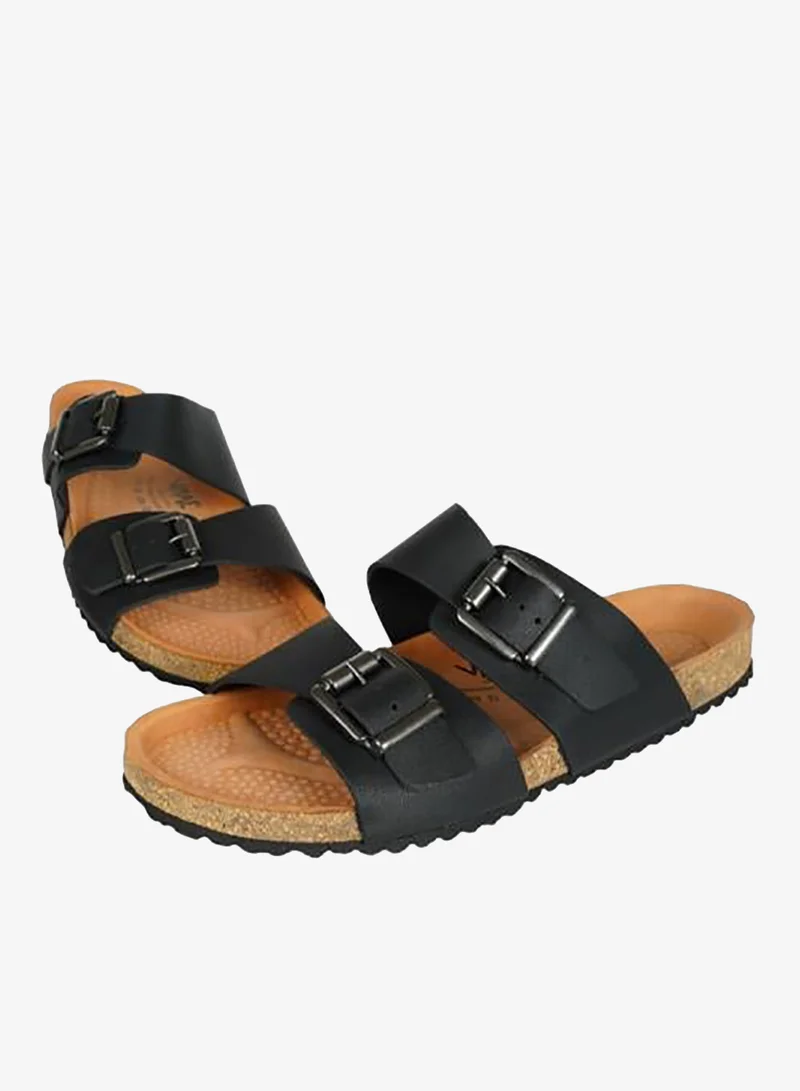 Vital Black 148-1123 Vital Mens Vital nature - Monte Sandals 78001 Black for Men | Best Price UAE