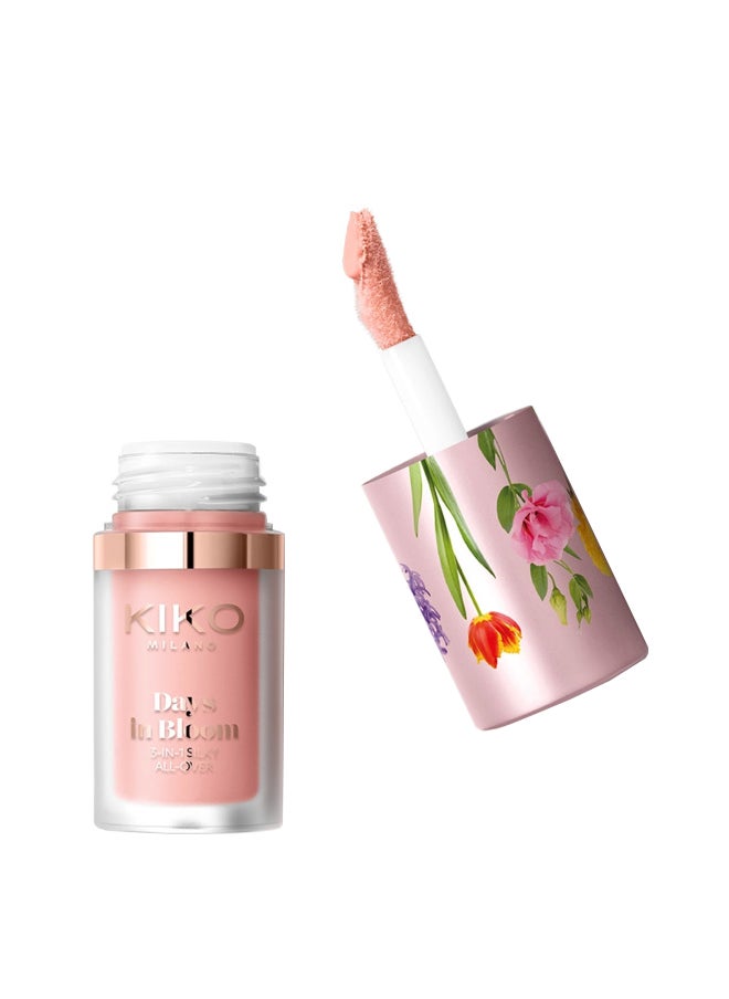 KIKO MILANO - Days In Bloom 3-In-1 Silky All-Over 03 Creative peach - Image 1