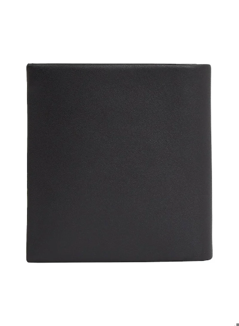 CALVIN KLEIN Men's Trifold Wallet -  Leather, Black