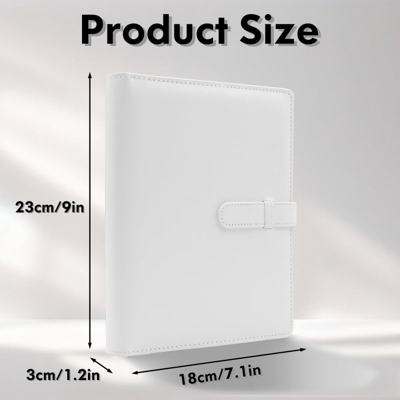 Tugle Photo Albums 4x6 Pictures â€“ 152 Pockets Vegan Leather Cover Memory Album Book, Suitable for Family Wedding Boys Girls and Babies Storage (White) - Image 3