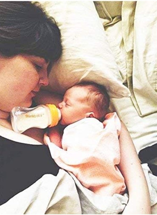 Thinkbaby 2 Pack Stage B Vented Nipples, Natural - Image 4