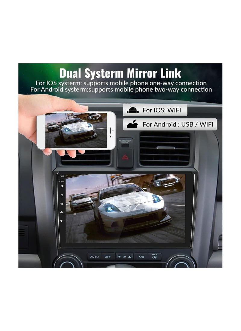 SHEZA STAR - Android Car Stereo for Honda CRV 2007 2008 2009 2010 2011 1GB RAM 32GB ROM Mirror-Link Wi-Fi BT, Radio GPS Navigation, 9 Inch IPS Touch Screen with Backup Camera Included - Image 1