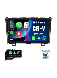Android Car Stereo for Honda CRV 2007 2008 2009 2010 2011 1GB RAM 32GB ROM Mirror-Link Wi-Fi BT, Radio GPS Navigation, 9 Inch IPS Touch Screen with Backup Camera Included