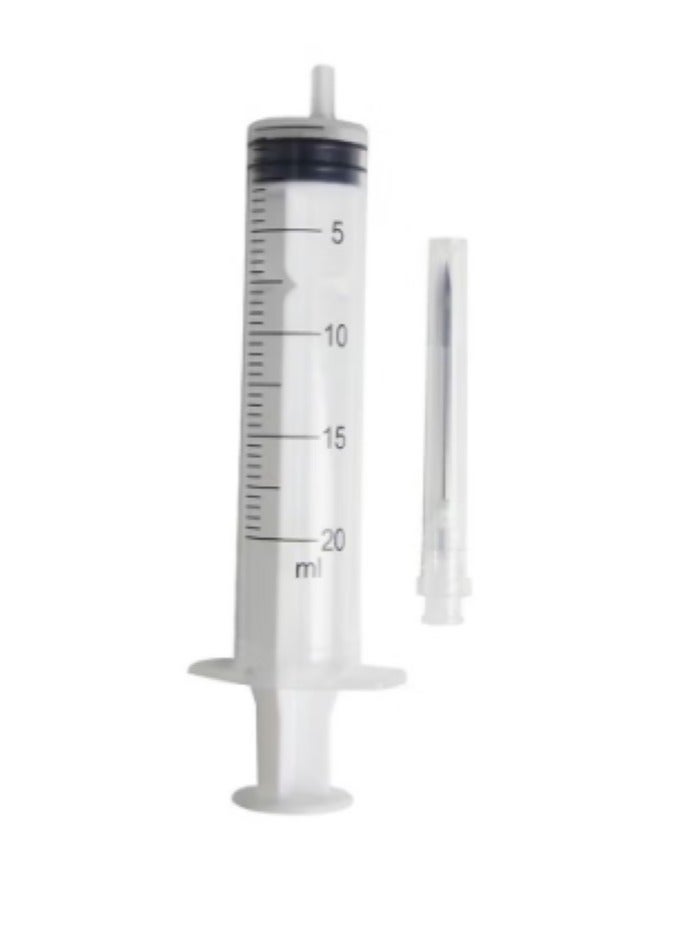 SKYLINE عبوة من 50 حقنة بلاستيكية قابلة للتصرف 20 مل - Image 2