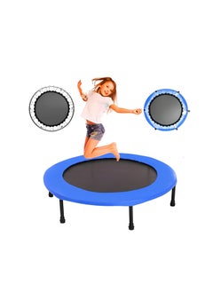 H PRO 40 Inches Professional Round Jumping Cardio Trampoline |  Indoor/Outdoor Use | Blue  - Image 2