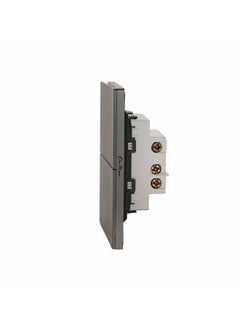 Donmarco 2 Gang 2 Way Light Switch – Ultra Thin Premium Plastic Material, Modern & Durable, Fire-Resistant Electric Switch, 15-Year Warranty, Wall Switch for Home and Office (Matt Grey)  - Image 3