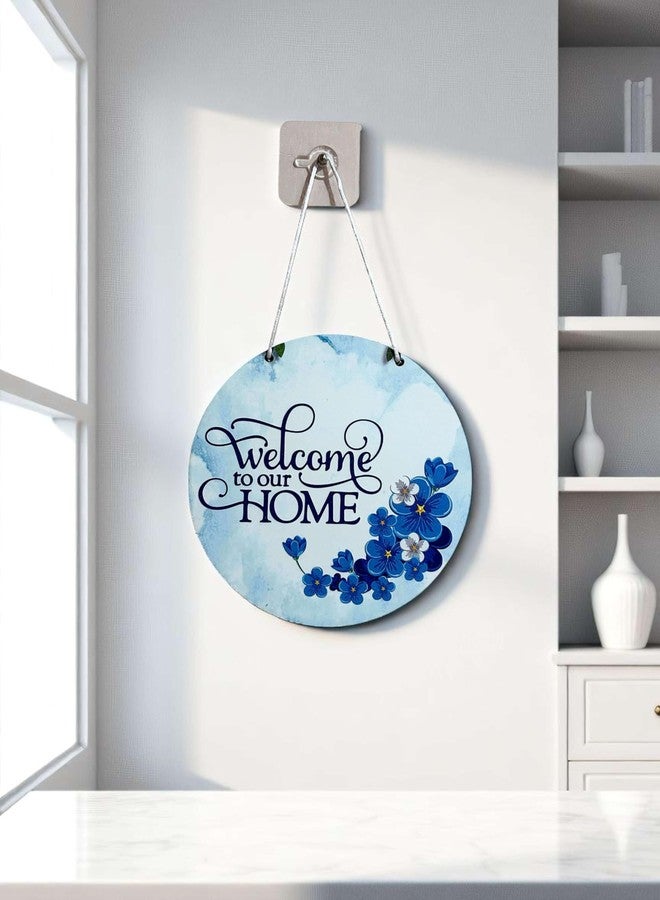 DECORIQUE Wooden Wall Hanging Welcome Sign - Decorative Quote Board for Home, Door, Entrance, Hall & Office - Rustic Wall Art & Housewarming Gift Item - Image 4