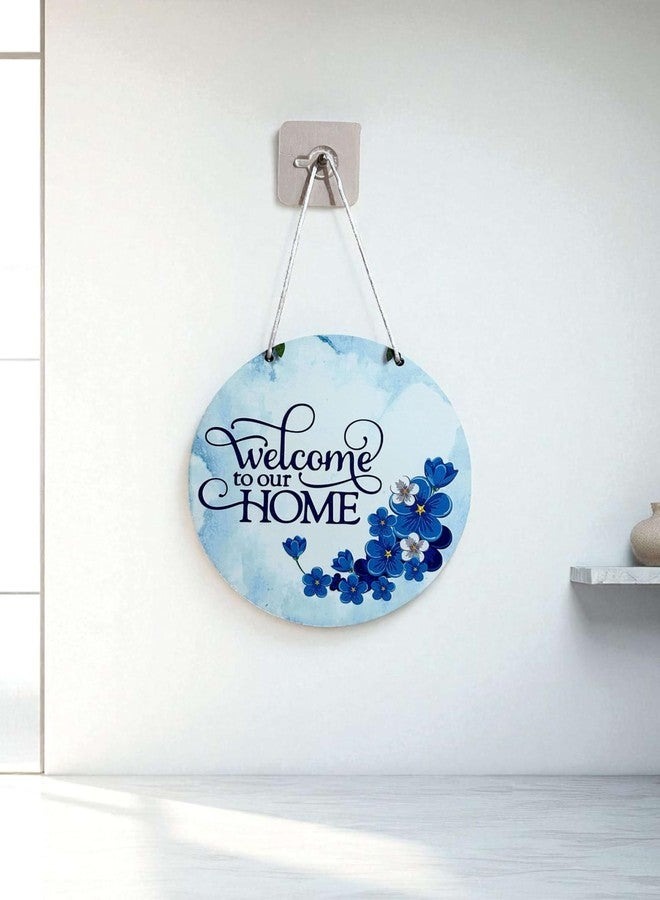 DECORIQUE Wooden Wall Hanging Welcome Sign - Decorative Quote Board for Home, Door, Entrance, Hall & Office - Rustic Wall Art & Housewarming Gift Item - Image 3