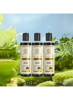 Khadi Natural Amla & Reetha Hair Shampoo | Anti-Hair Fall Shampoo | Shampoo For Thick & Strong Hair | Ayurvedic Shampoo For Healthy Hair | Suitable For All Hair|Pack Of 3 | (210 * 3) (630 Ml)  - Image 5