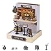 Flever Dollhouse Miniature DIY House Kit Creative Room with Furniture for Romantic Valentines Gift Coffee Time - Image 3
