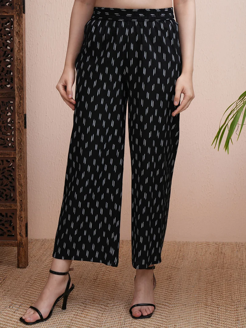 Vishudh All Over Print Cotton Kurta & Palazzo Set by Styli